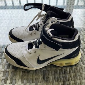 Women’s Nike Air Max Force White and Black High Tops